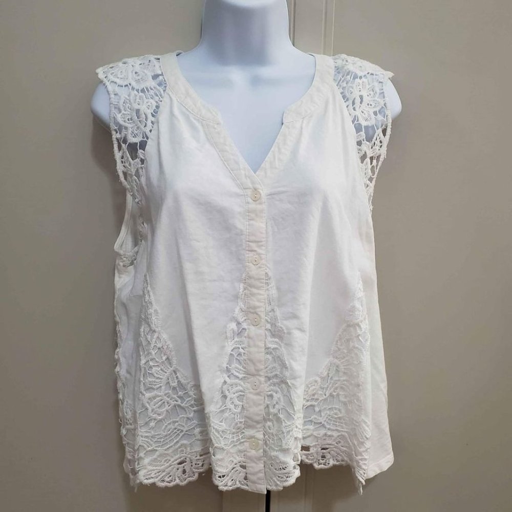 Blouse Vintage America Size L White